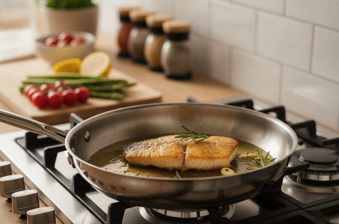 How to Make Food Not Stick to Stainless Steel Skillets